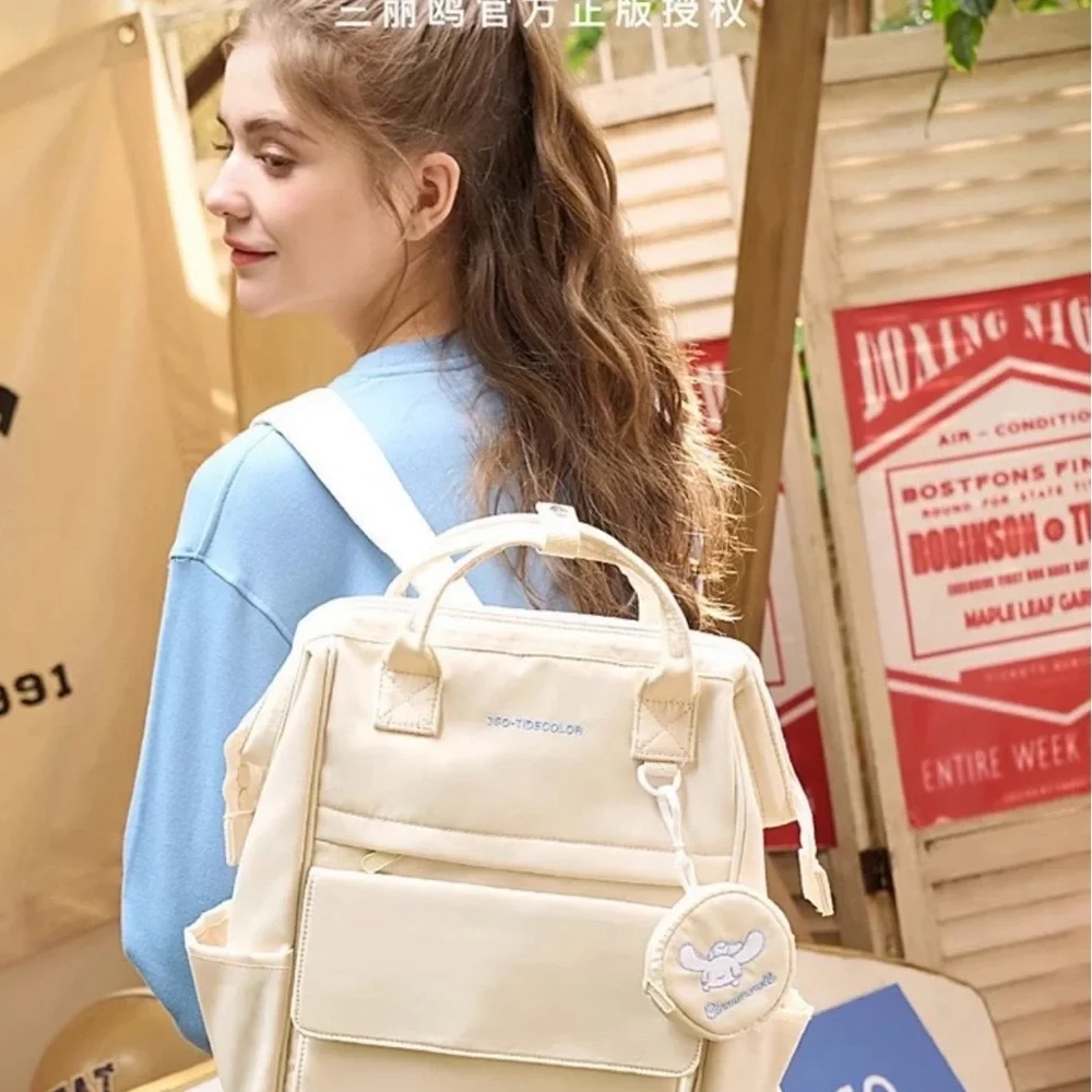 ZGO Tide Color X Sanrio Cinnamonroll Collab Sweet Planet Series Backpack - Picture 14 of 14